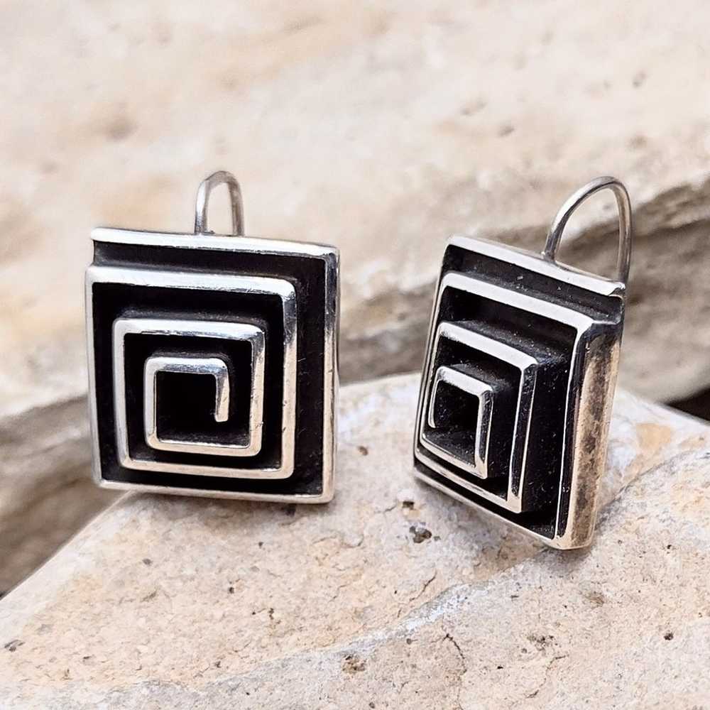 Dominique Dinouart Modernist Maze Sterling Silver… - image 2