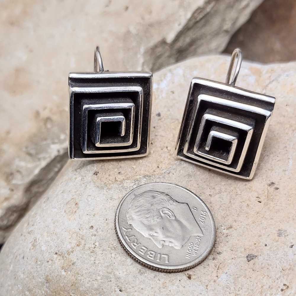 Dominique Dinouart Modernist Maze Sterling Silver… - image 3