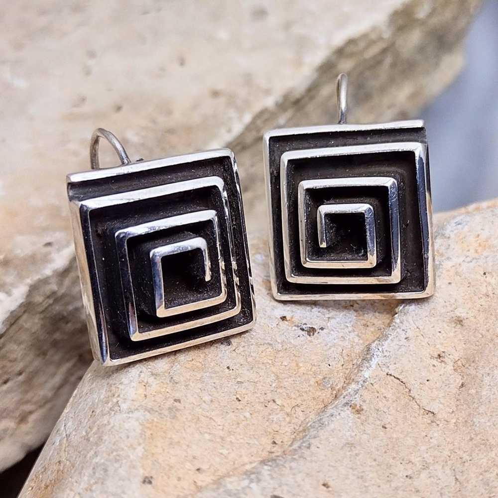 Dominique Dinouart Modernist Maze Sterling Silver… - image 5