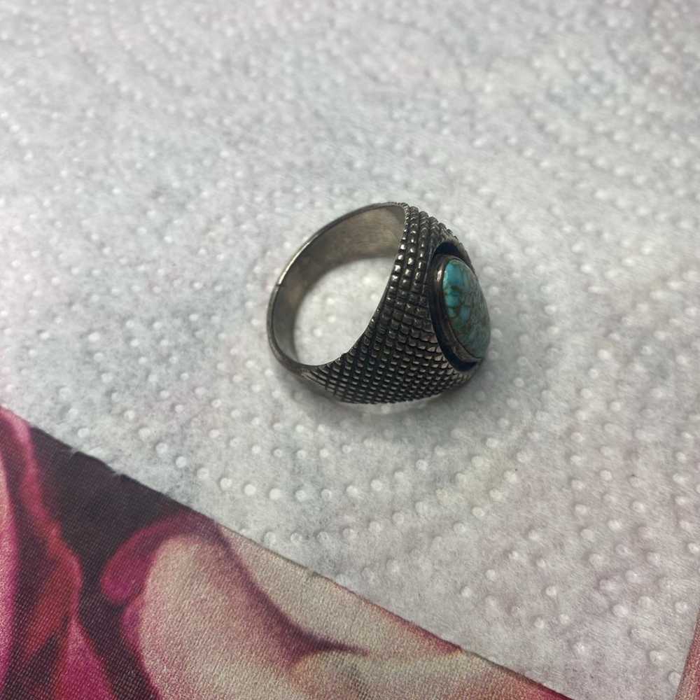 Vintage 925 sterling Navajo ring - image 6