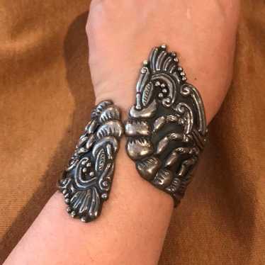 Vintage mexico sterling silver cuff