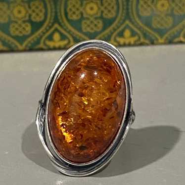 Rare ! Vintage Soviet Russian Natural Baltic Amber