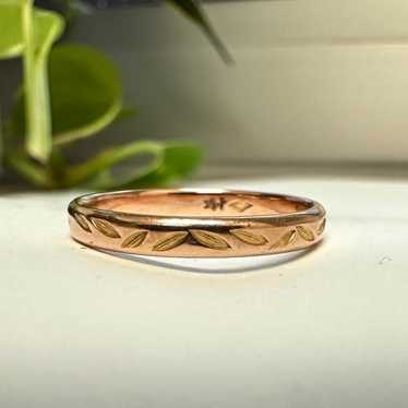 Falling Petals Rose Gold Ring - image 1