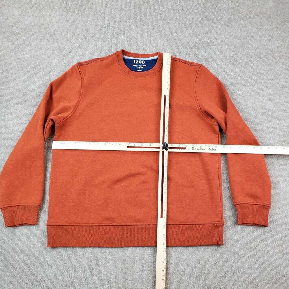 Izod Izod Sweatshirt Mens Large Orange Long Sleev… - image 2