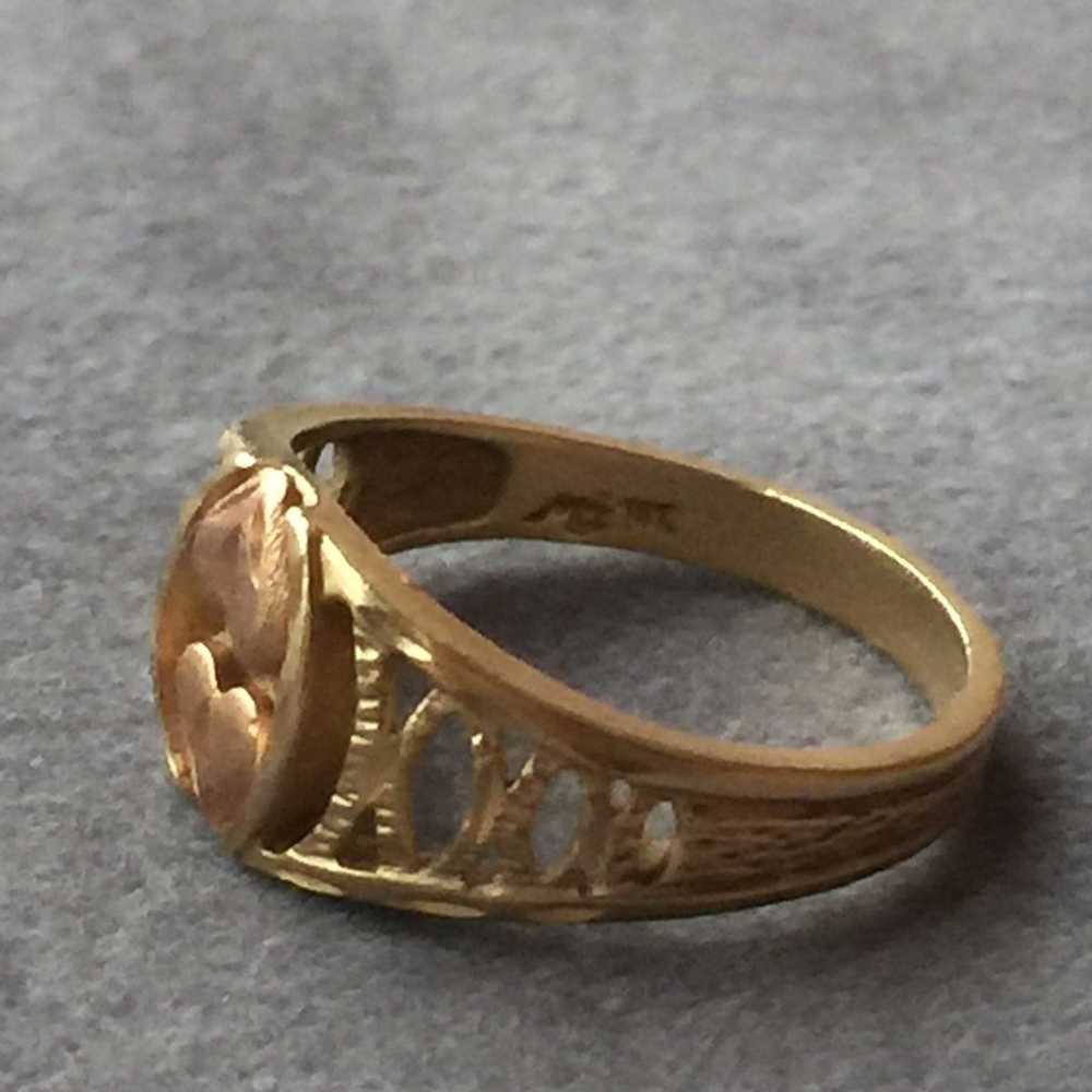 14k 14kt Gold Rose Gold Ring - image 3