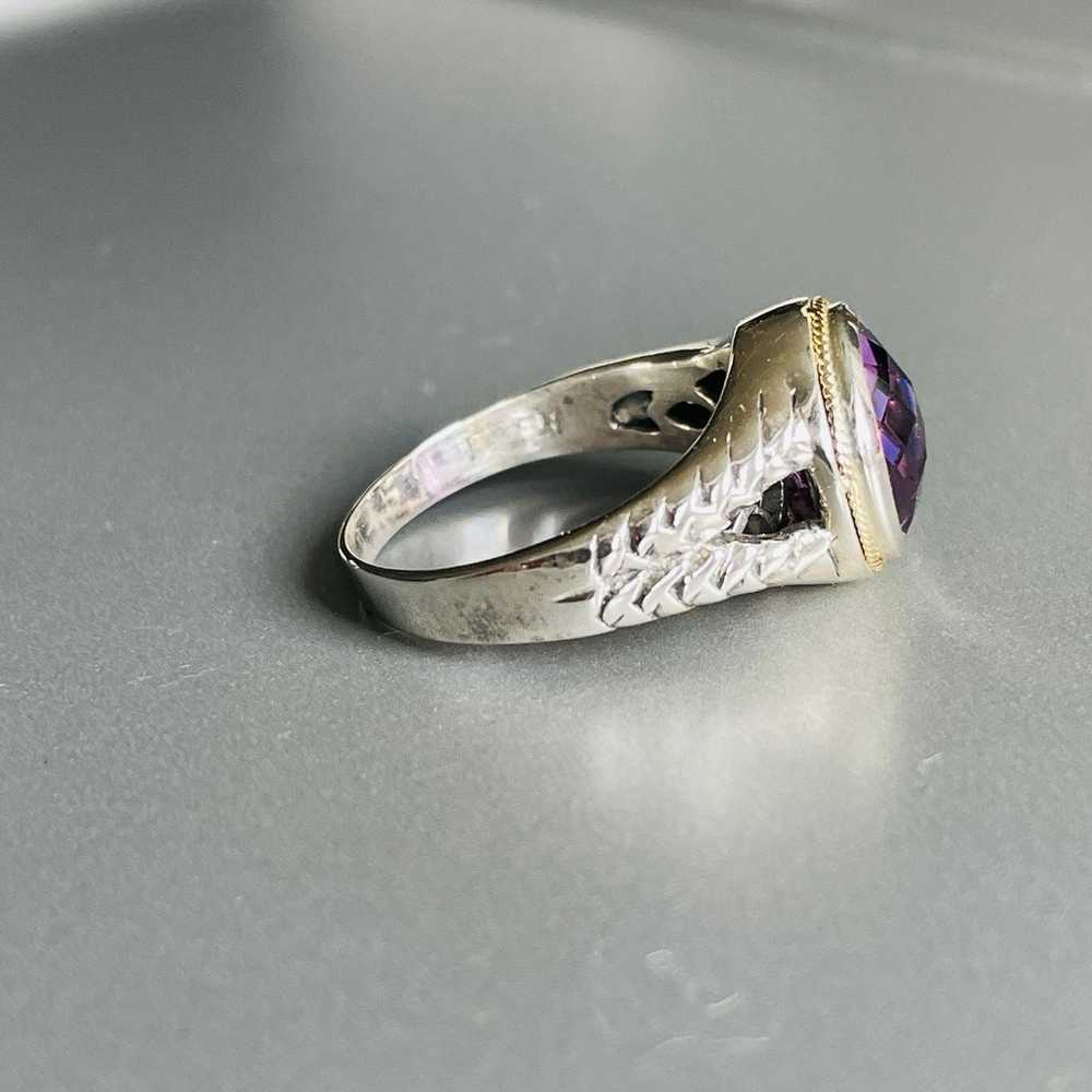 Effy Faceted Amethyst Ring in 925 Sterling Silver… - image 9