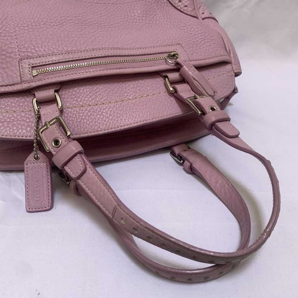 Coach Leather satchel - image 9