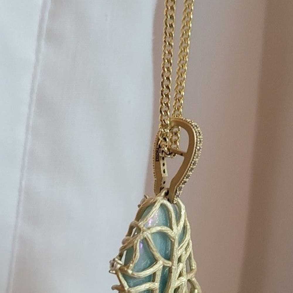 RARE KENDRA SCOTT LUXE NECKLACE IRIDESCENT AMAZON… - image 11