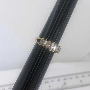 14k yellow gold marquee diamond university been s… - image 1