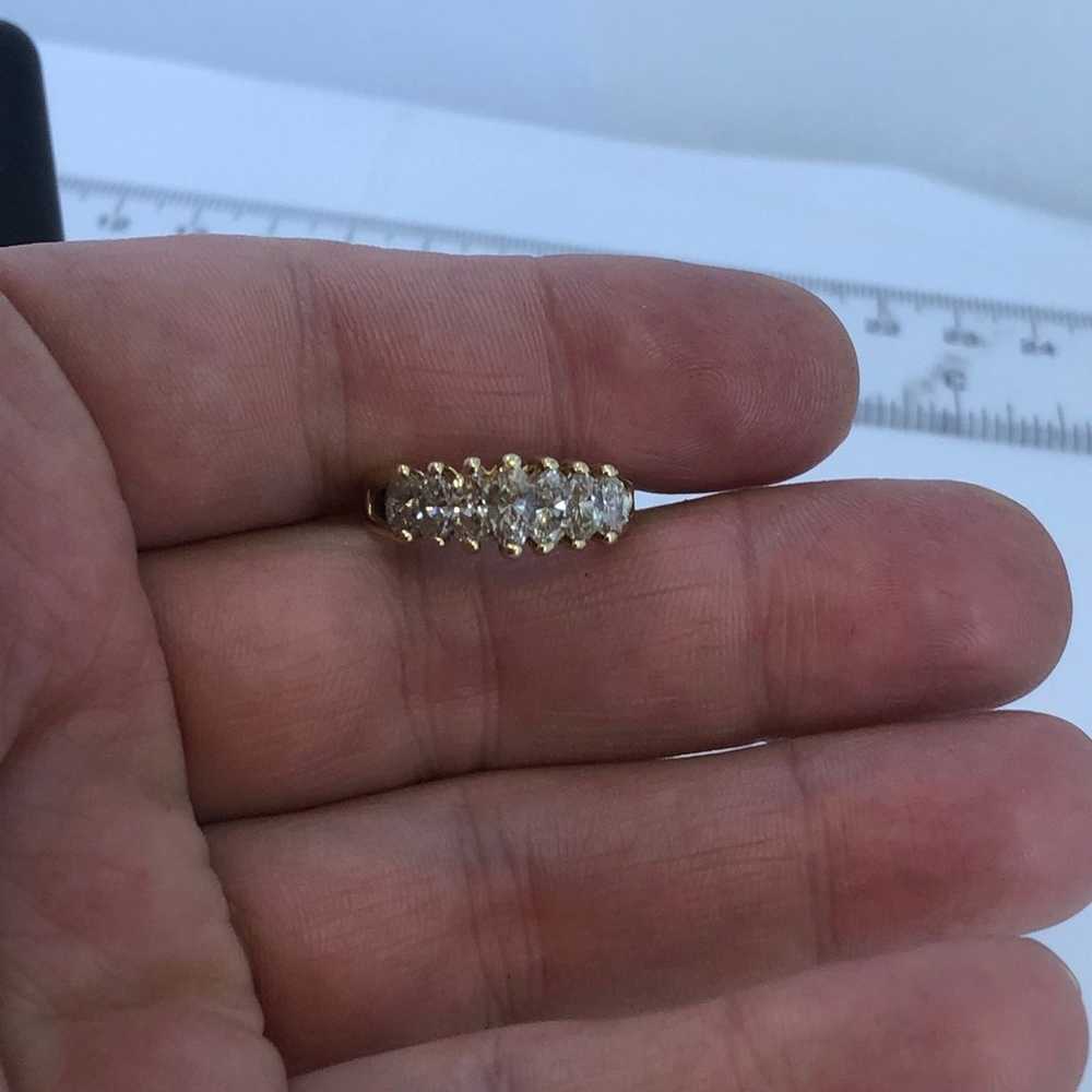 14k yellow gold marquee diamond university been s… - image 6