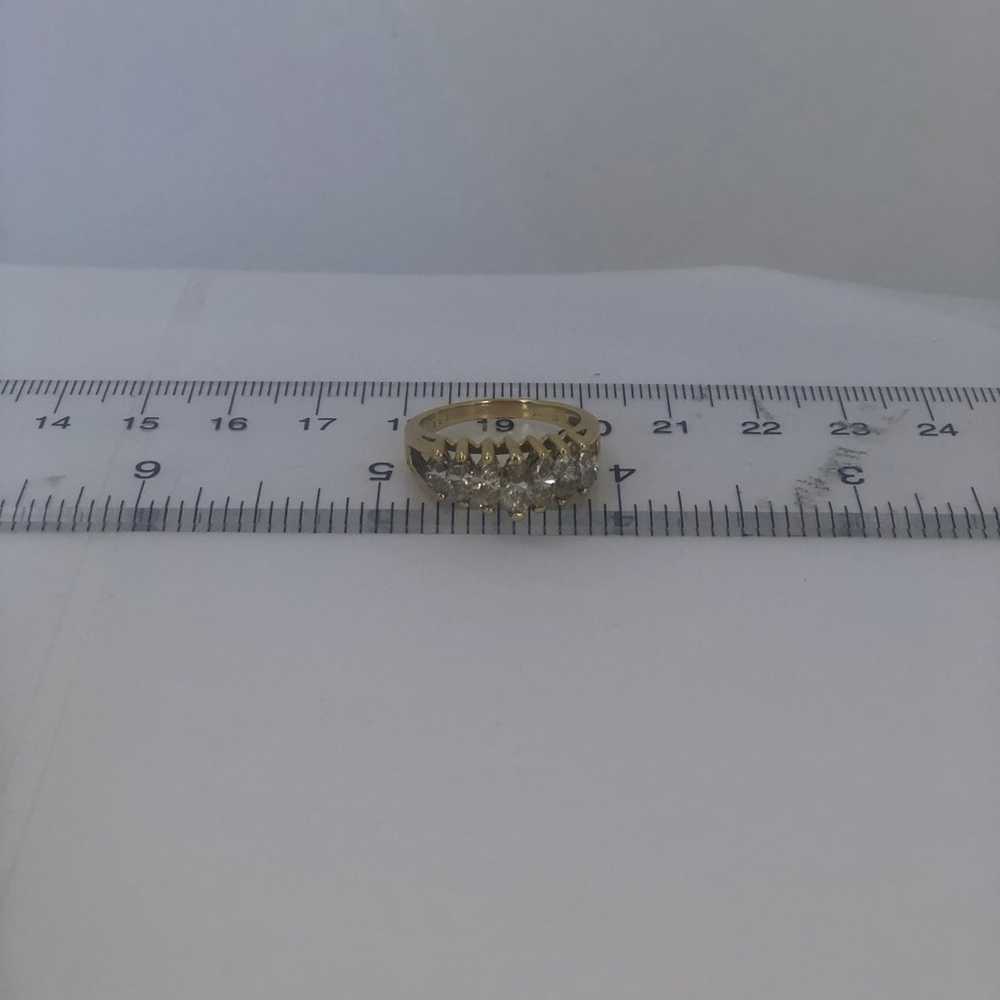 14k yellow gold marquee diamond university been s… - image 7