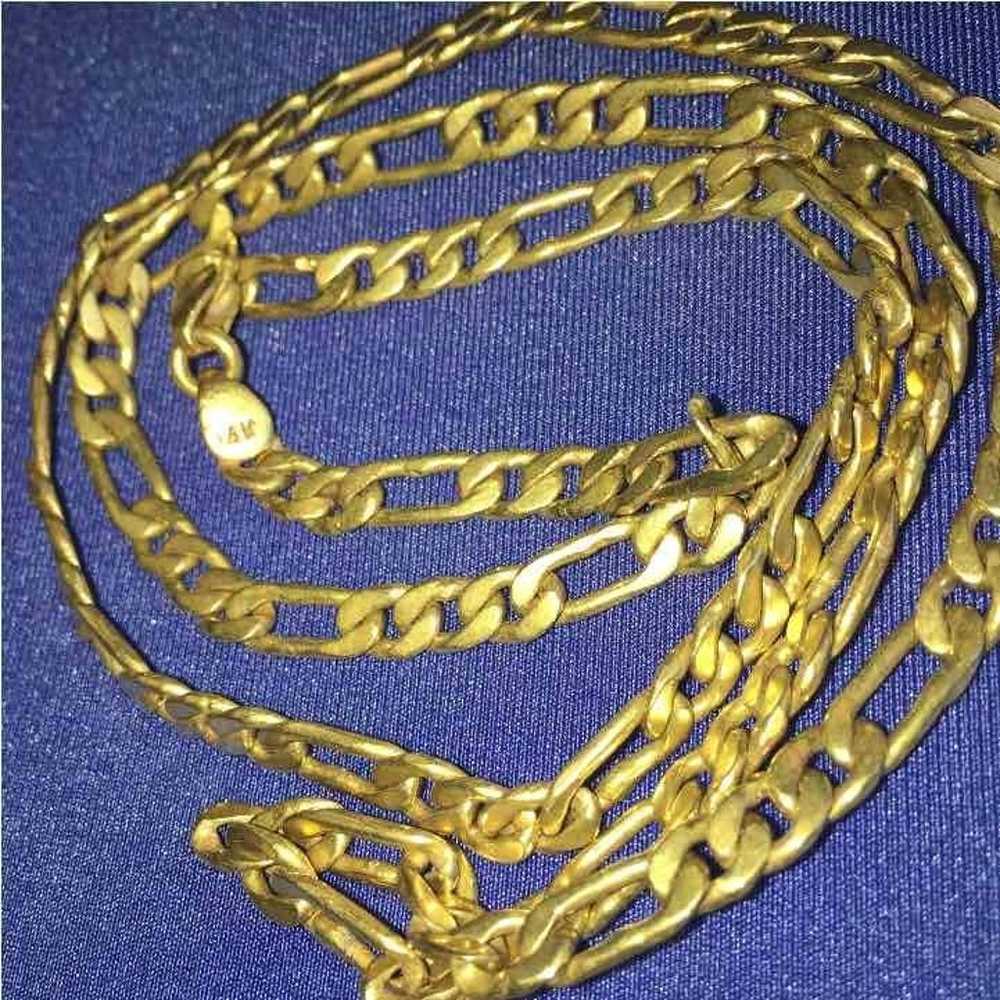 14k Figaro Chain 24" - image 2