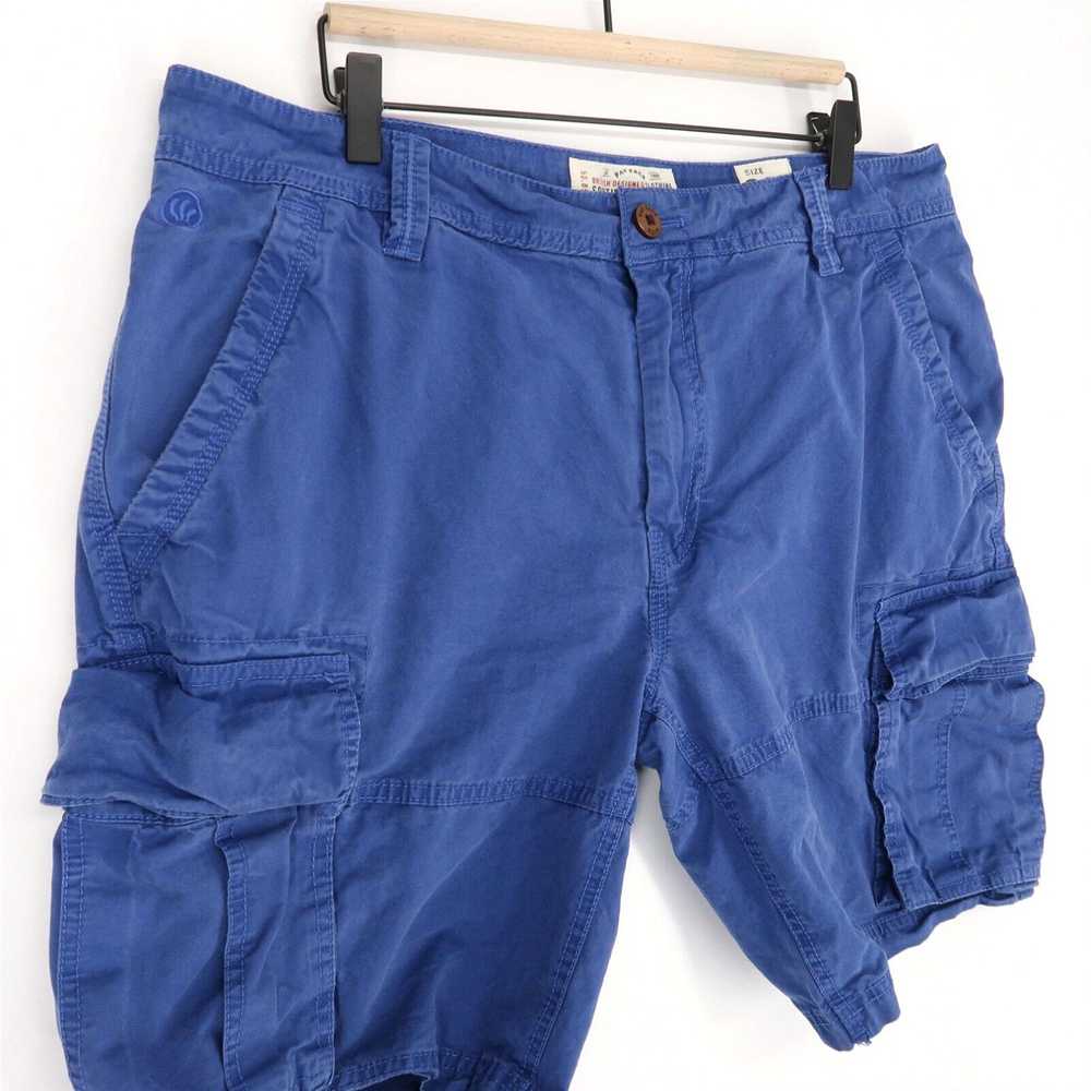 Vintage Fat Face Cargo Shorts Mens 36 Washed Blue… - image 3