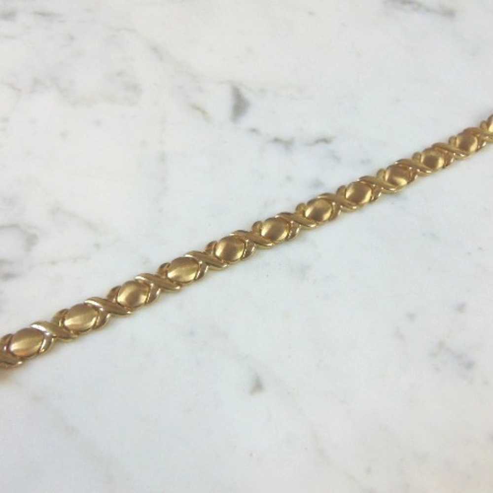 10K Yellow Gold Love Bracelet E1798 - image 3