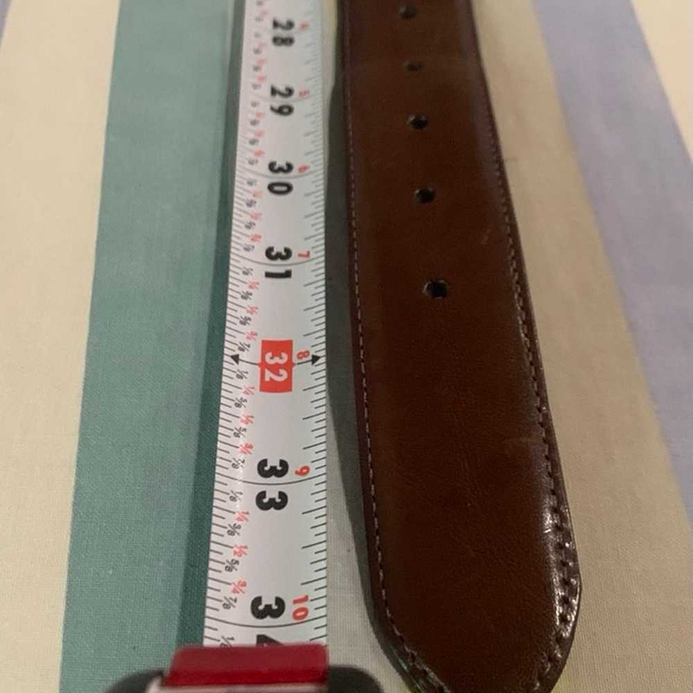 Vintage Brighton Brown Leather belt - image 4