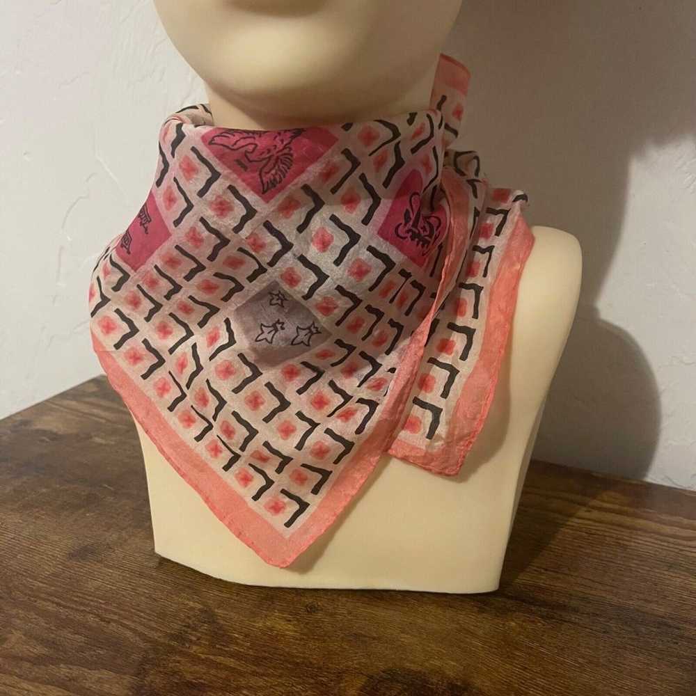 Vintage Geometric Scarf - image 2