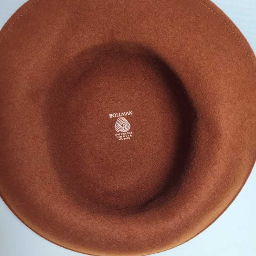 Vintage Bollman 100% Wool Felt Hat - image 9