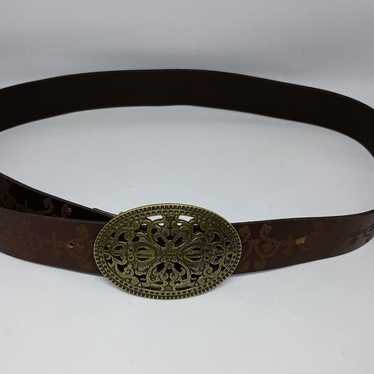 Vintage Candie's Genuine Italian Leather Belt Wit… - image 1