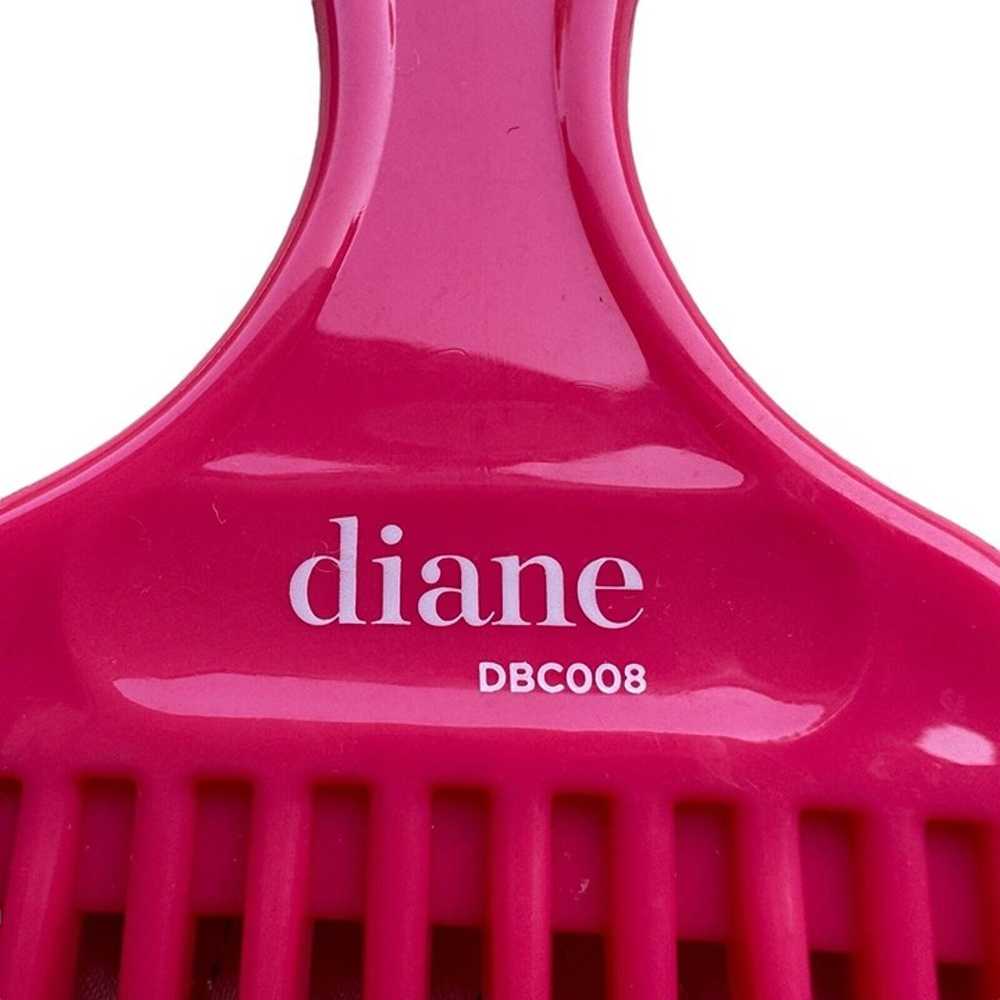 2 Vintage Diane Pink Hair Lift Plastic Comb & Blu… - image 3