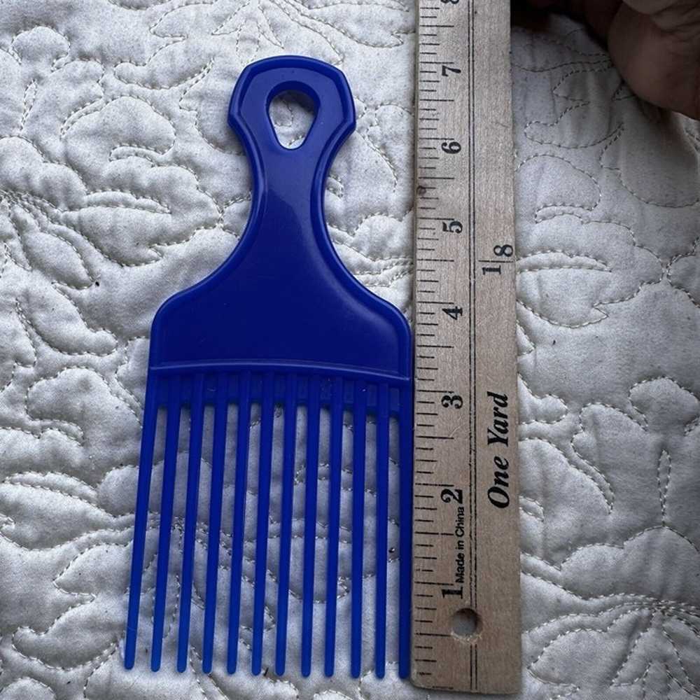 2 Vintage Diane Pink Hair Lift Plastic Comb & Blu… - image 8