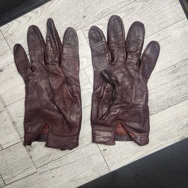 Vintage Aigner leather gloves - image 1