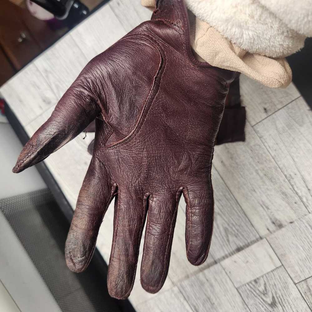 Vintage Aigner leather gloves - image 3