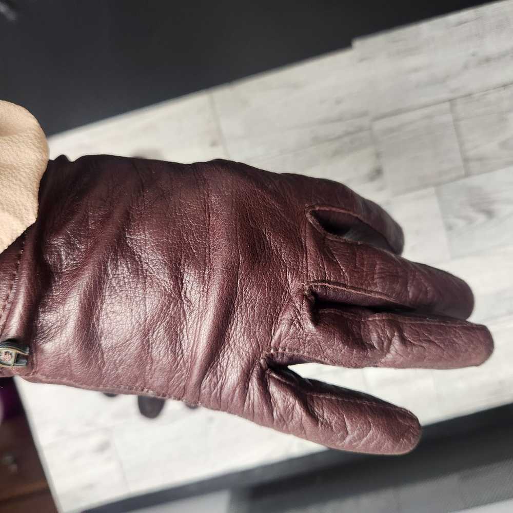 Vintage Aigner leather gloves - image 4