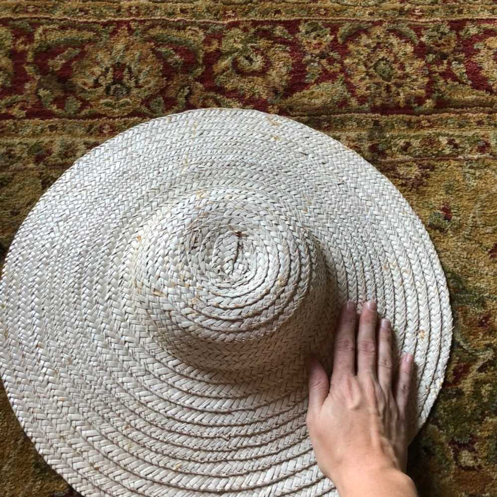 1940s Straw Beach Hat - image 2