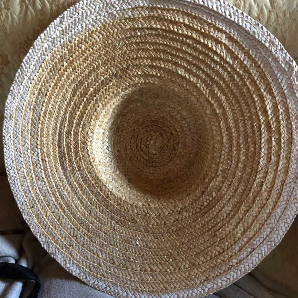 1940s Straw Beach Hat - image 3