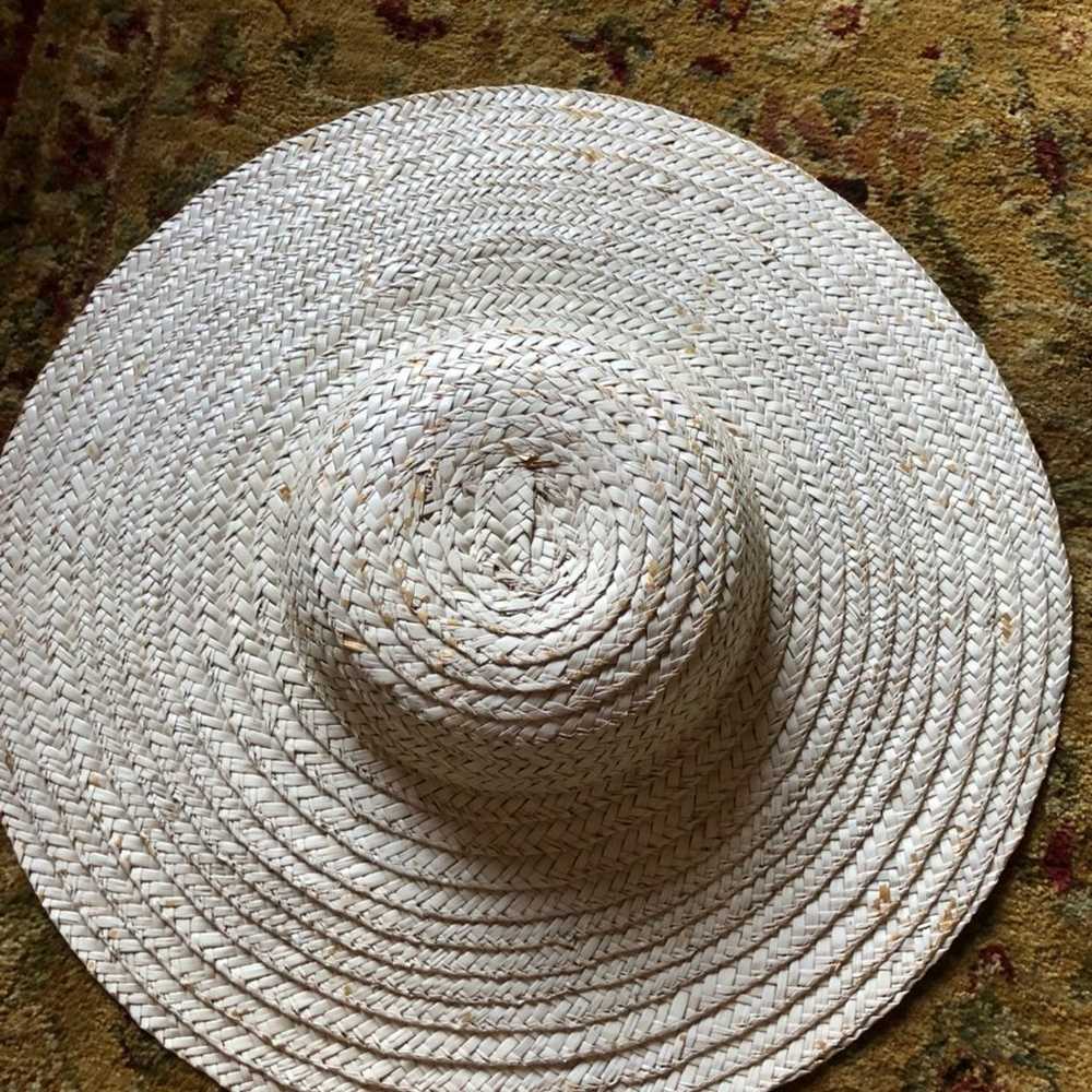 1940s Straw Beach Hat - image 5