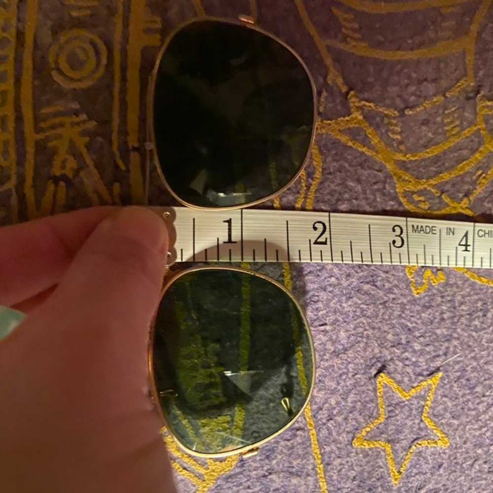 Vintage Bausch & Lomb Clip-On Sunglasses - image 12