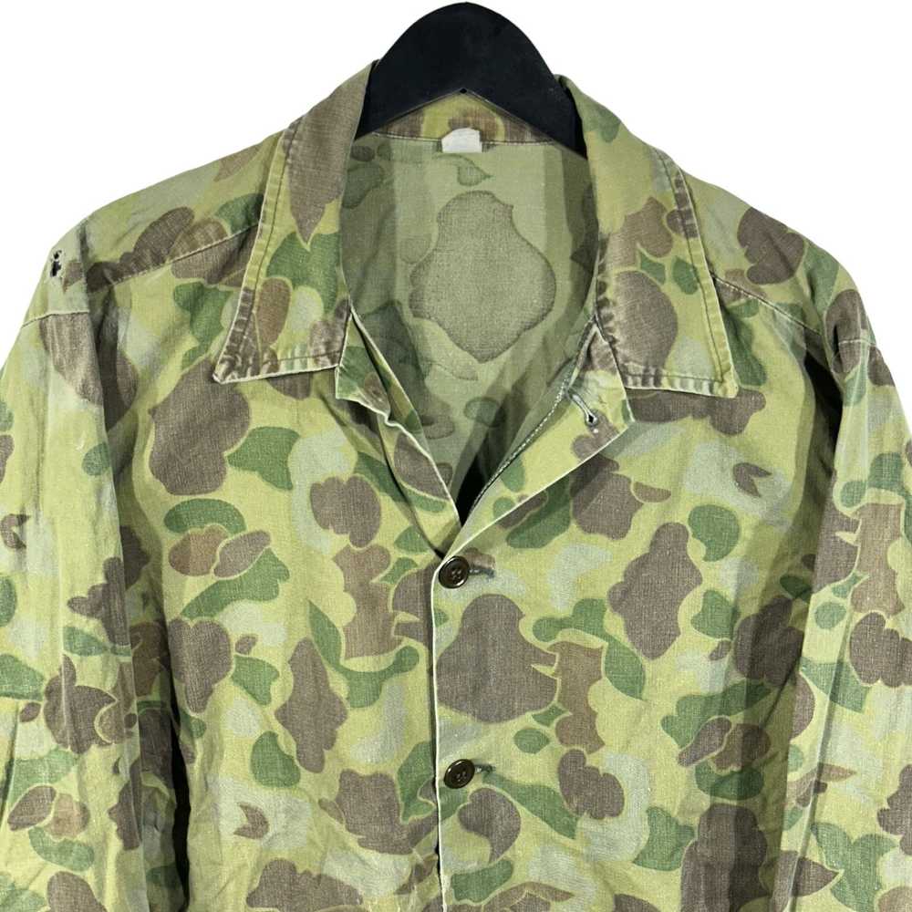 Vintage Vintage Military Distressed Camo Button Up - image 2