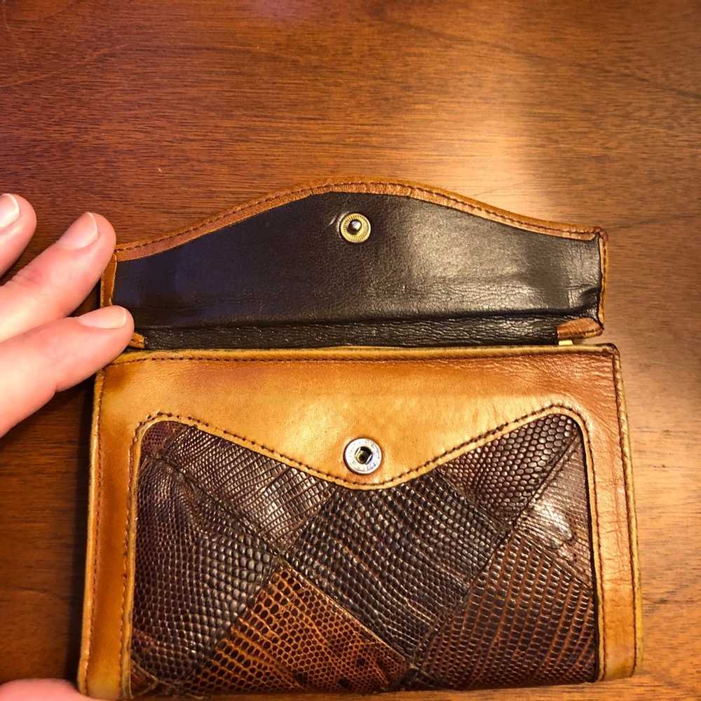 Vintage lizard skin wallet - image 2