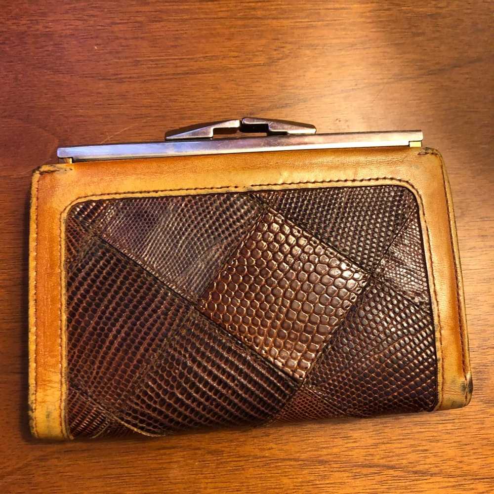 Vintage lizard skin wallet - image 5