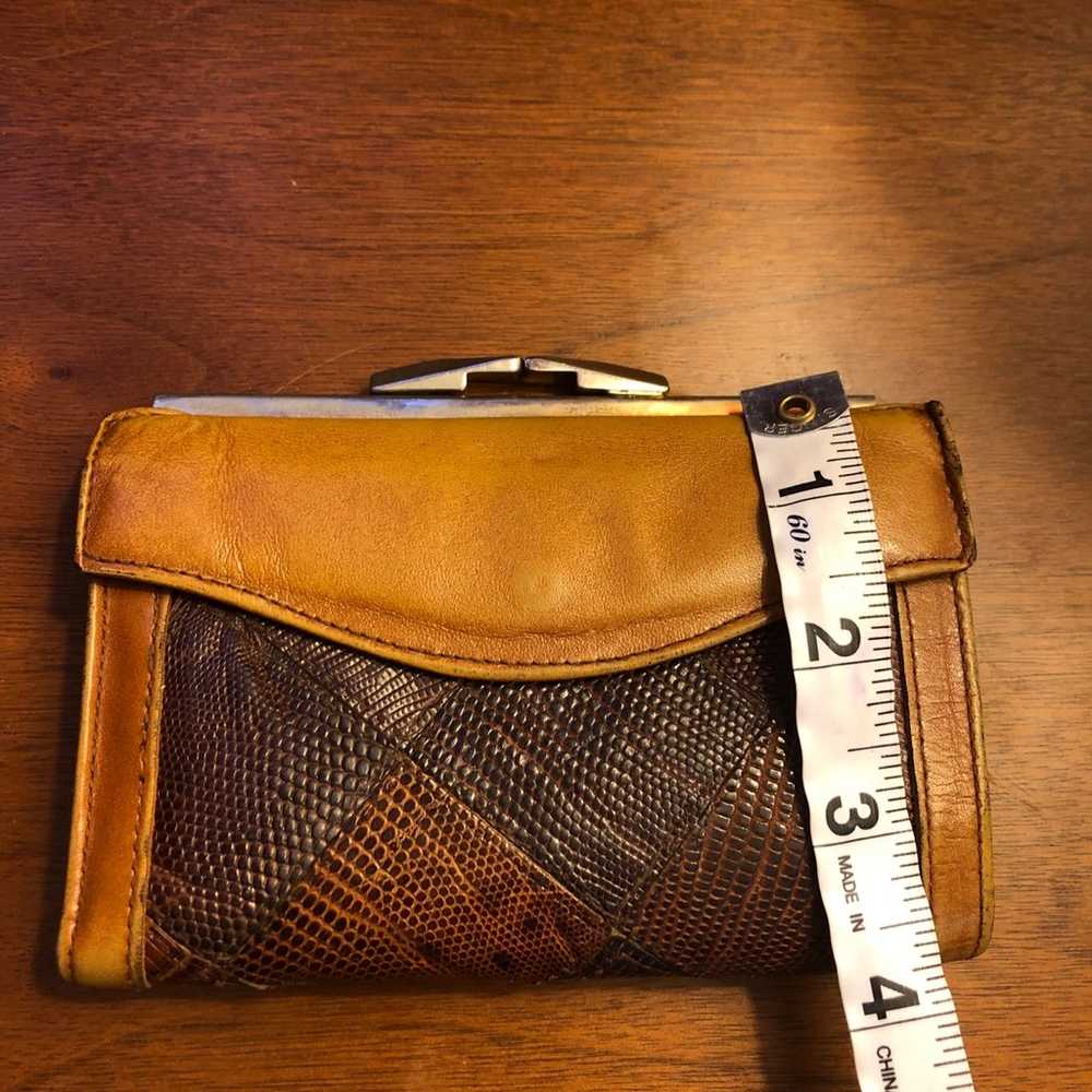 Vintage lizard skin wallet - image 8