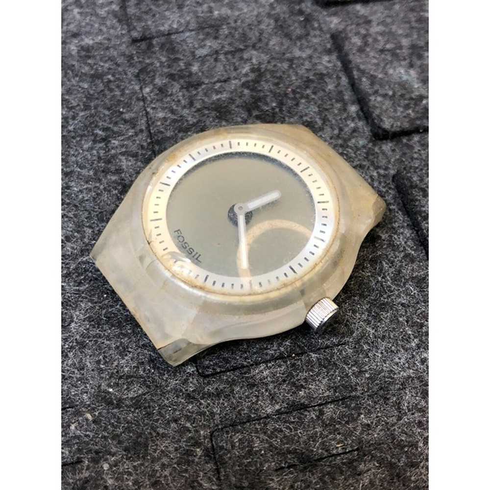 Vintage Fossil Analog Watch Silver Tone - Not Tes… - image 4