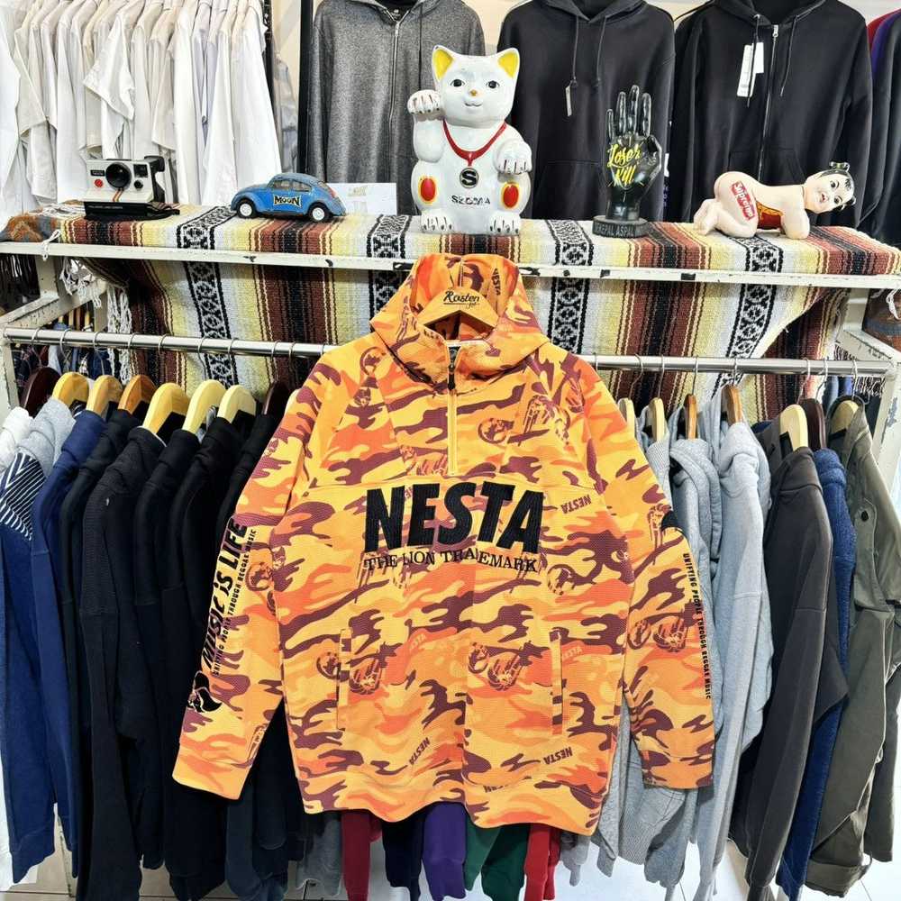 Japanese Brand × Vintage Nesta brand big logo hoo… - image 1