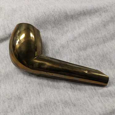 Vintage old brass pipe holder - image 1