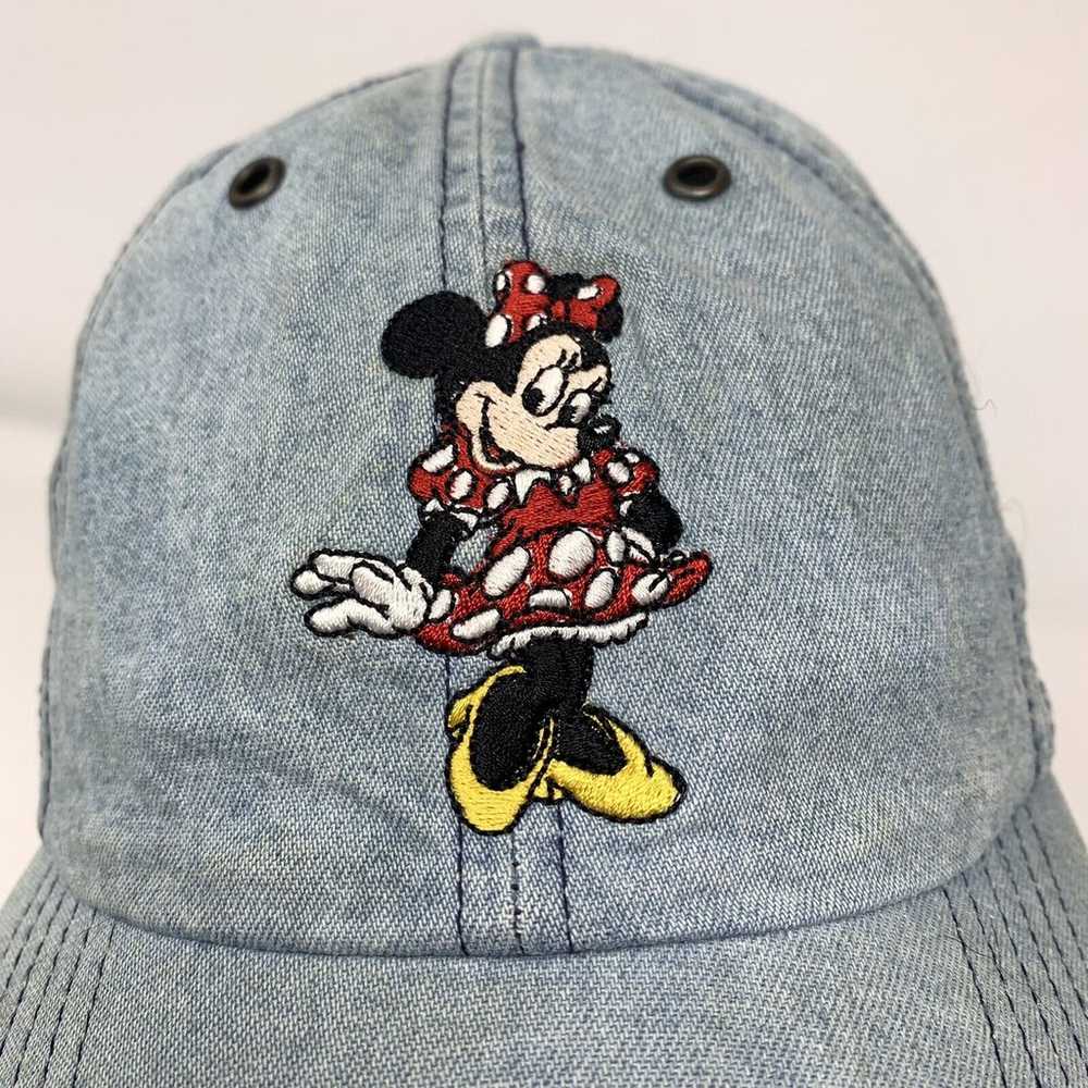 Vintage Walt Disney World Minnie Mouse Denim Embr… - image 2