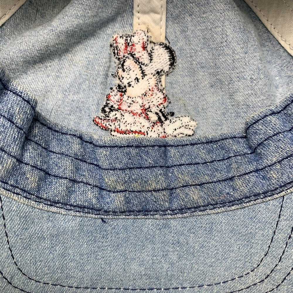 Vintage Walt Disney World Minnie Mouse Denim Embr… - image 9