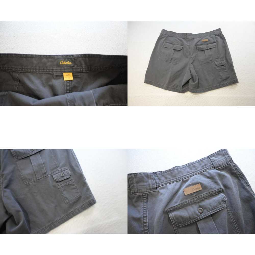 Vintage Cabelas Cargo Shorts Rugged Gray Flat Hik… - image 4