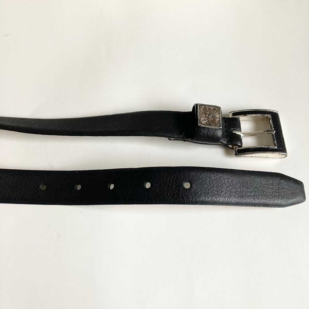 Vintage Black Anne Klein Leather Belt Size Small … - image 10