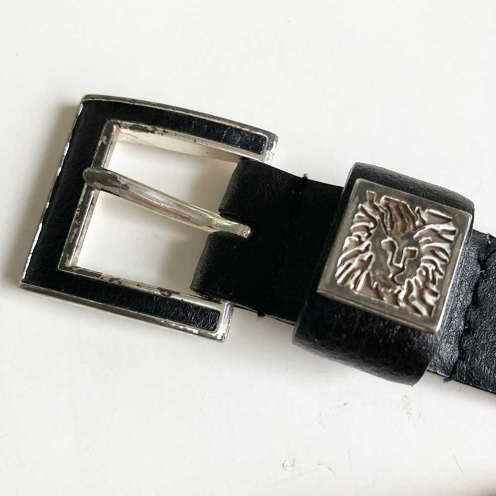 Vintage Black Anne Klein Leather Belt Size Small … - image 11