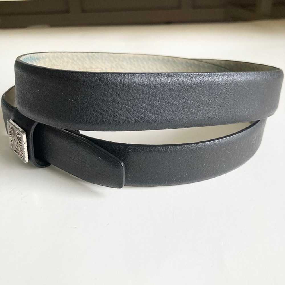 Vintage Black Anne Klein Leather Belt Size Small … - image 5