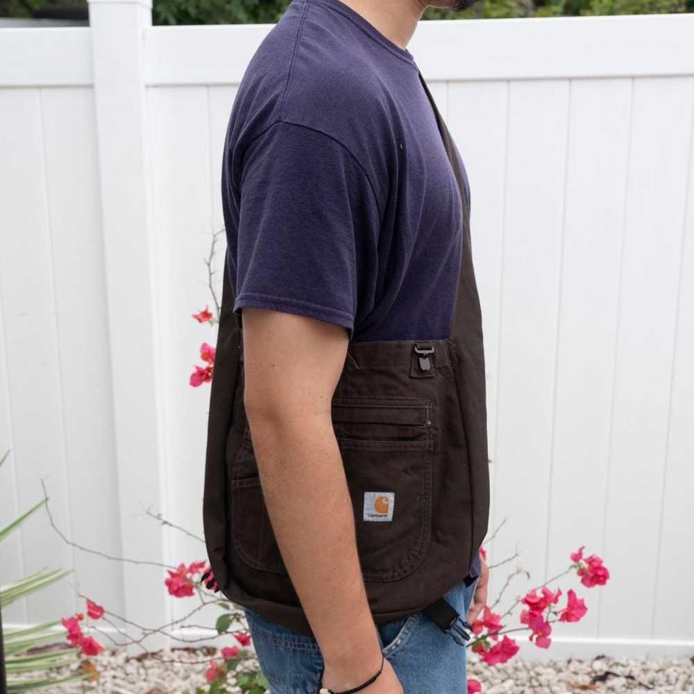 Carhartt Brown upcycled carhartt tote bag - image 4