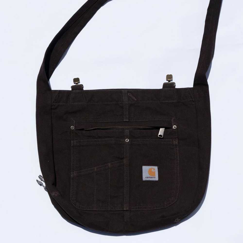 Carhartt Brown upcycled carhartt tote bag - image 6