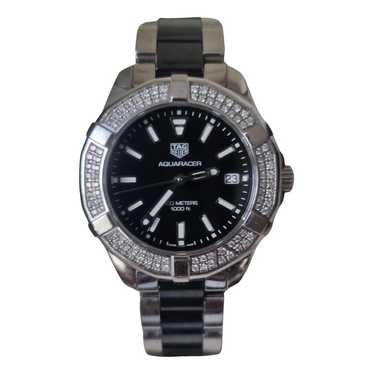 Tag Heuer Aquaracer silver watch - image 1