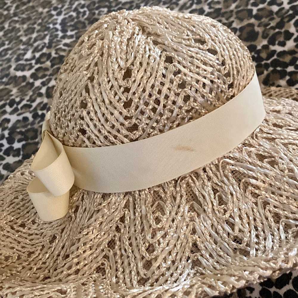 Renners New York straw vintage hat - image 3