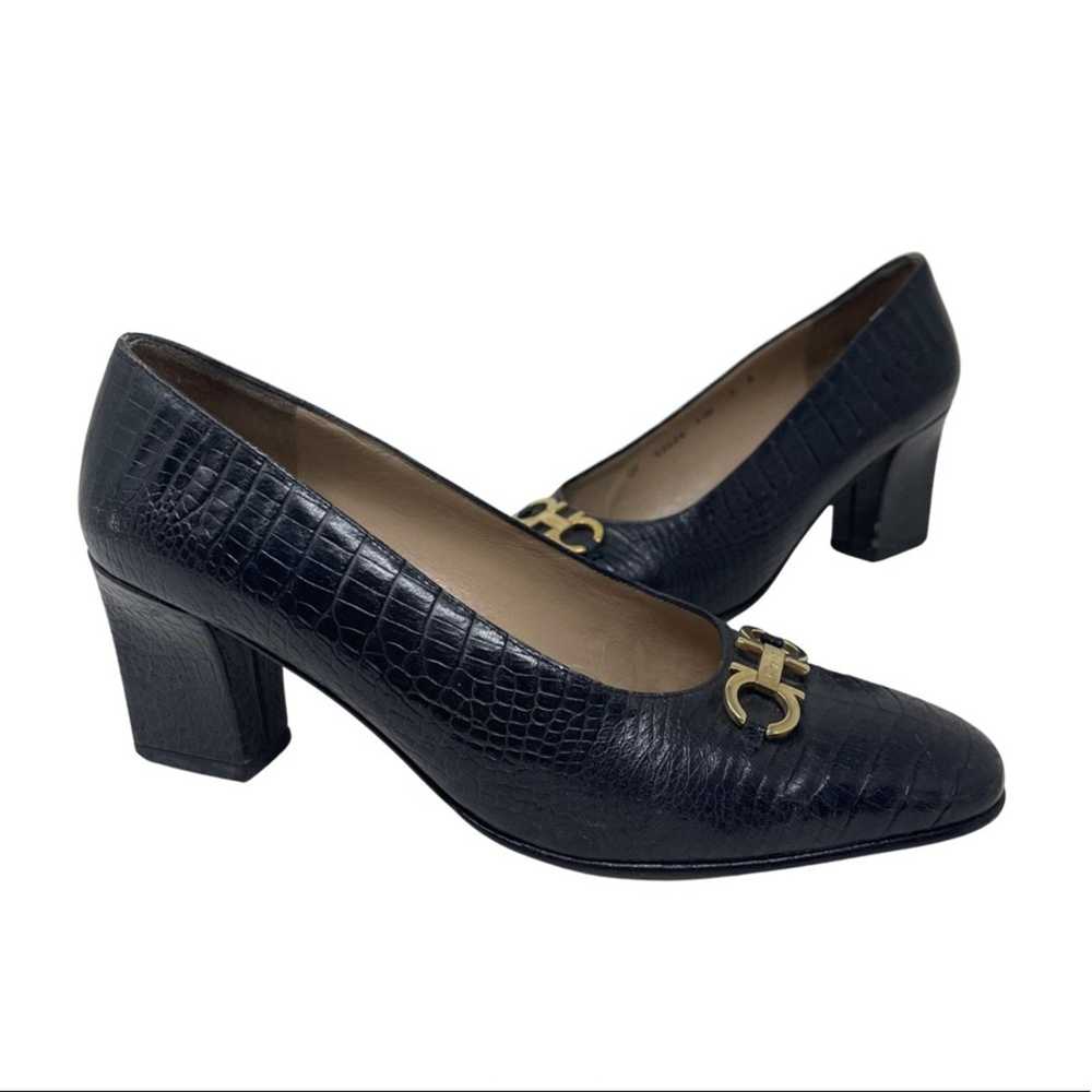 Salvatore Ferragamo Salvatore Ferragamo black cro… - image 2