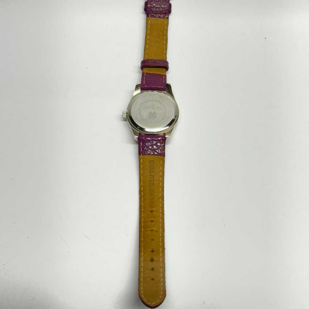 Lucky Brand Vintage Automatic Skeleton Watch Purp… - image 3